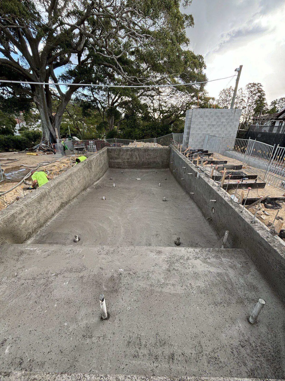 Windsor pool construction progress
